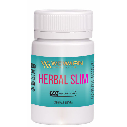 Растительный комплекс WowMan Herbal Slim, 60 таблеток