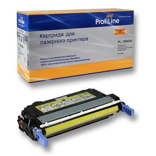 Картридж ProfiLine PL- CB402A Yellow для HP CLJ CP4005