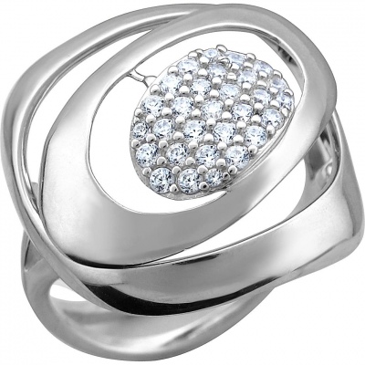 

Кольцо из серебра р. 18 Эстет 01К1512872, фианит, 01К1512872