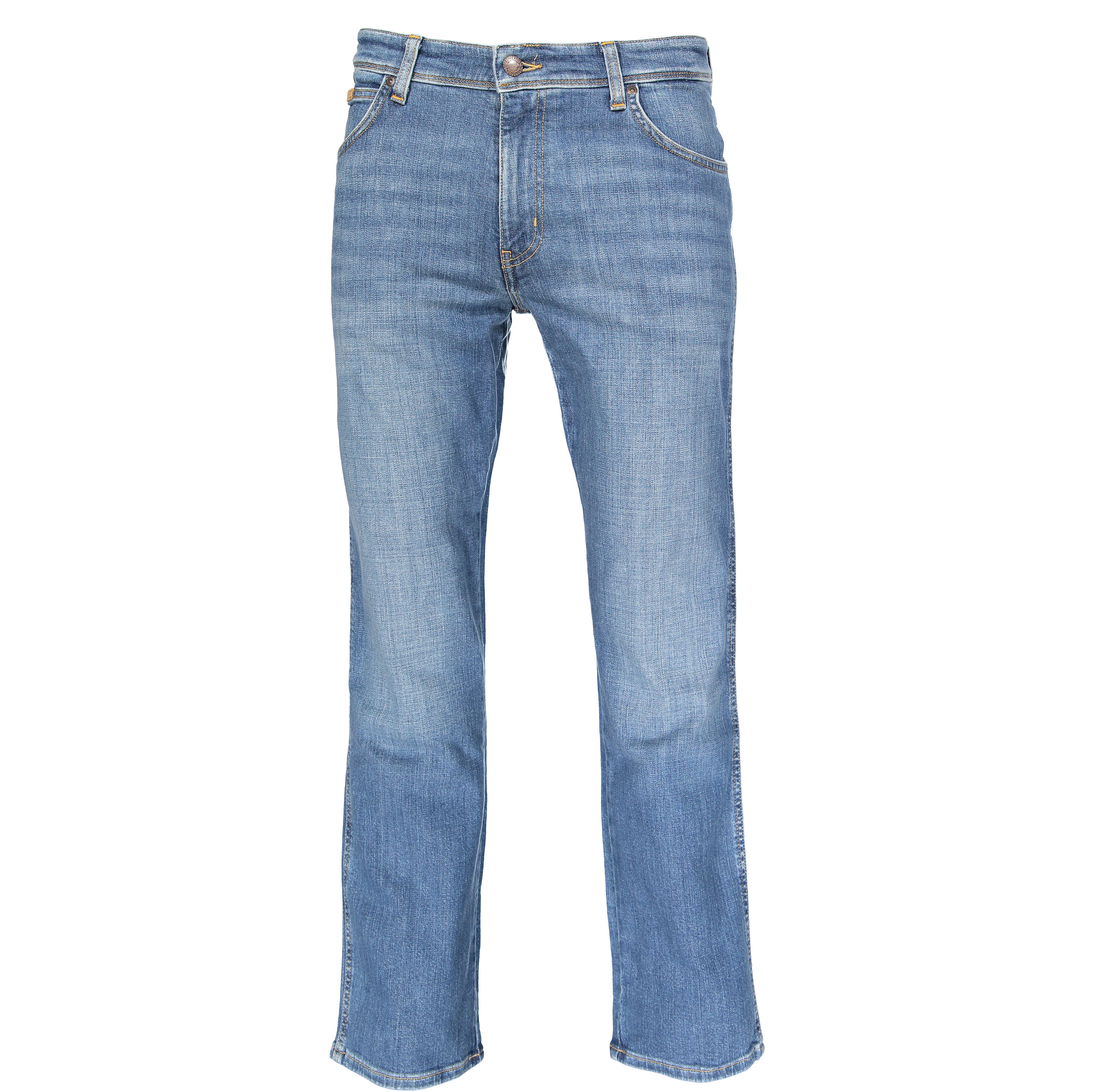 фото Джинсы мужские wrangler texas stretch worn broke синие 40/34