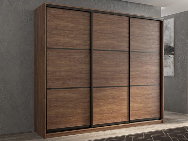 

Шкаф-купе 3-х дверный Кааппи 4 Морское Дерево Винтаж 240х60х230 см, Коричневый;черный