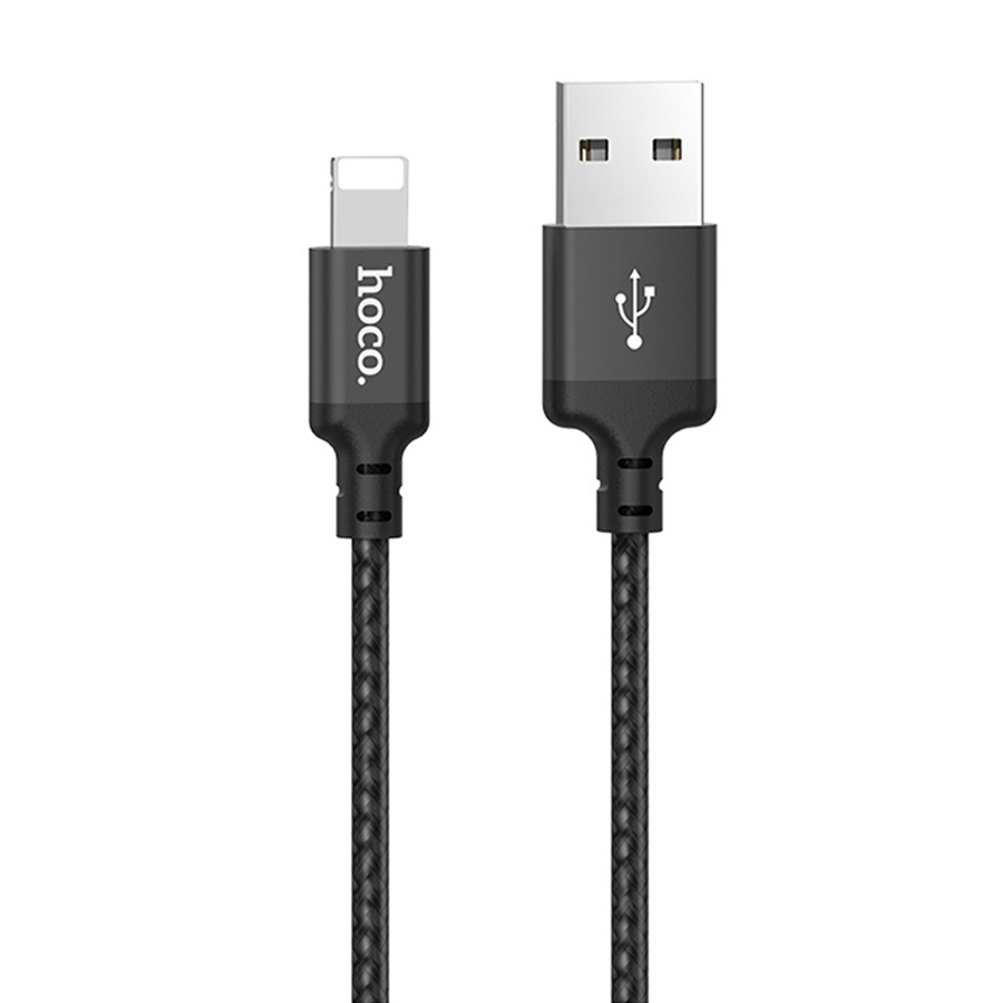 

Кабель Hoco X14 USB - Lightning, 2 А, 1 м, черный, X14 Times speed