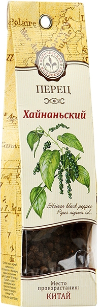 

Черный перец горошком хайнаньский Королевская коллекция, 20 гр.