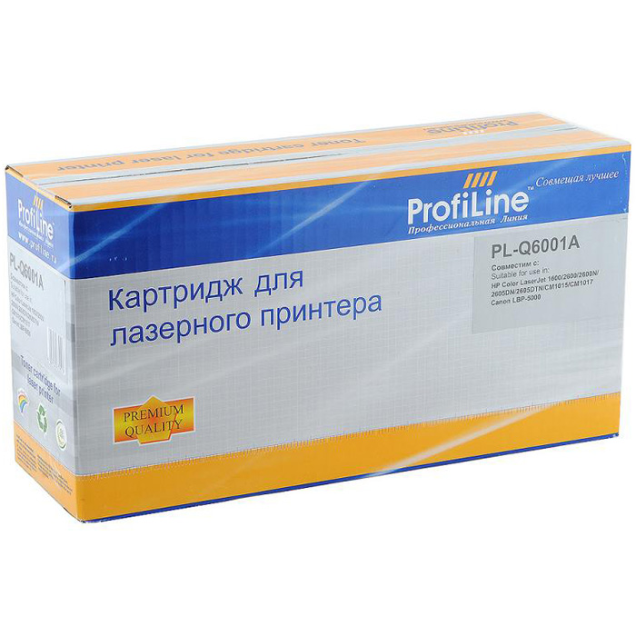 Картридж для лазерного принтера Profiline (PL-Q6001A) голубой, совместимый