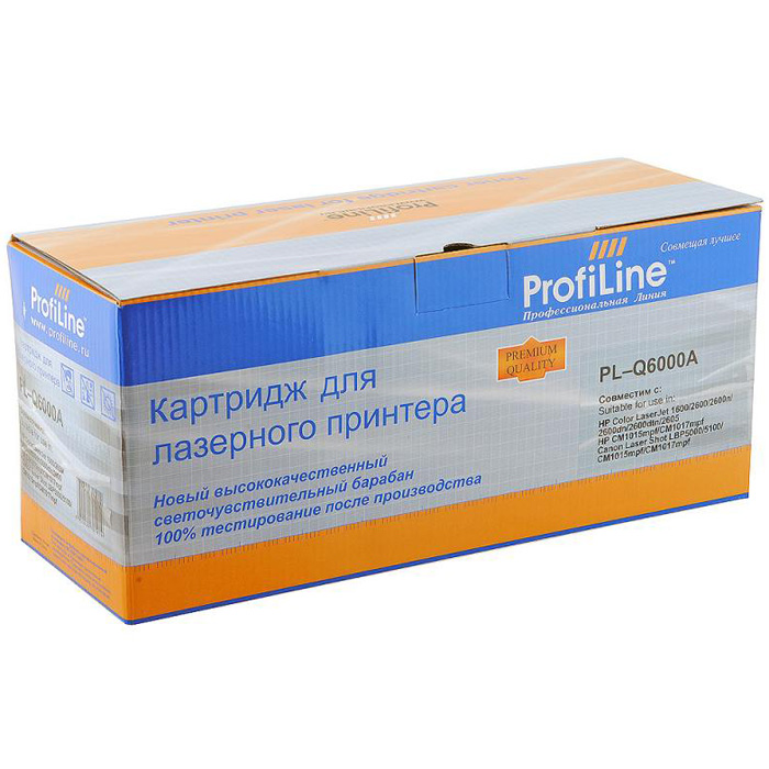 

Картридж ProfiLine PL- Q6000A Black для HP CLJ 1600/2600n/2600dn совместимый