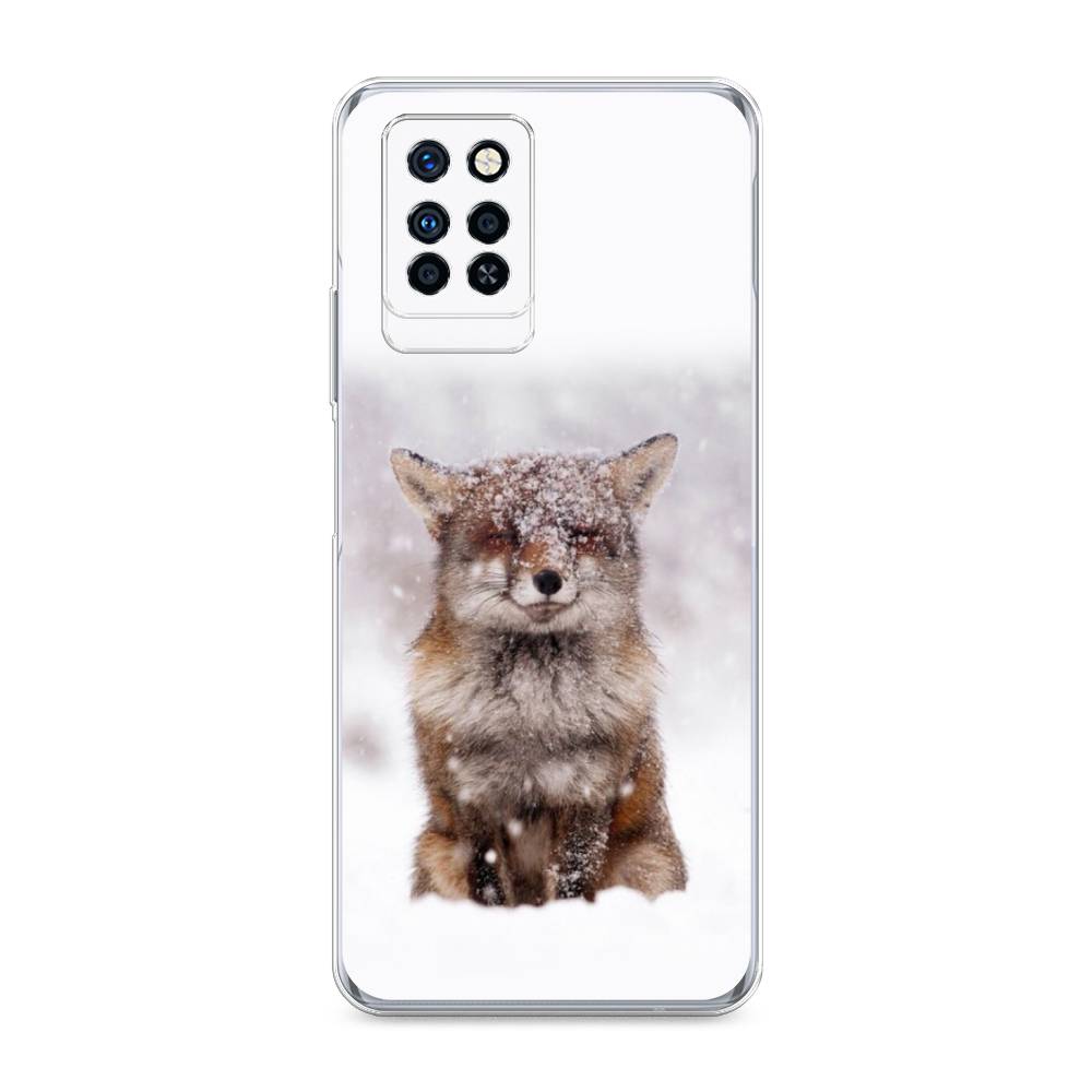 

Чехол для Infinix Note 10 Pro "Зимняя лиса", Белый;серый;коричневый, 3100150-1