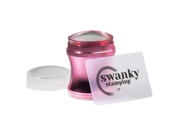 Штамп Swanky Stamping для стемпинга розовый 1 шт
