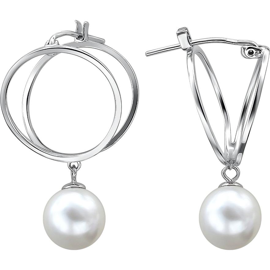 

Серьги женские из серебра Эстет С34С25D0214E, жемчуг, С34С25D0214E