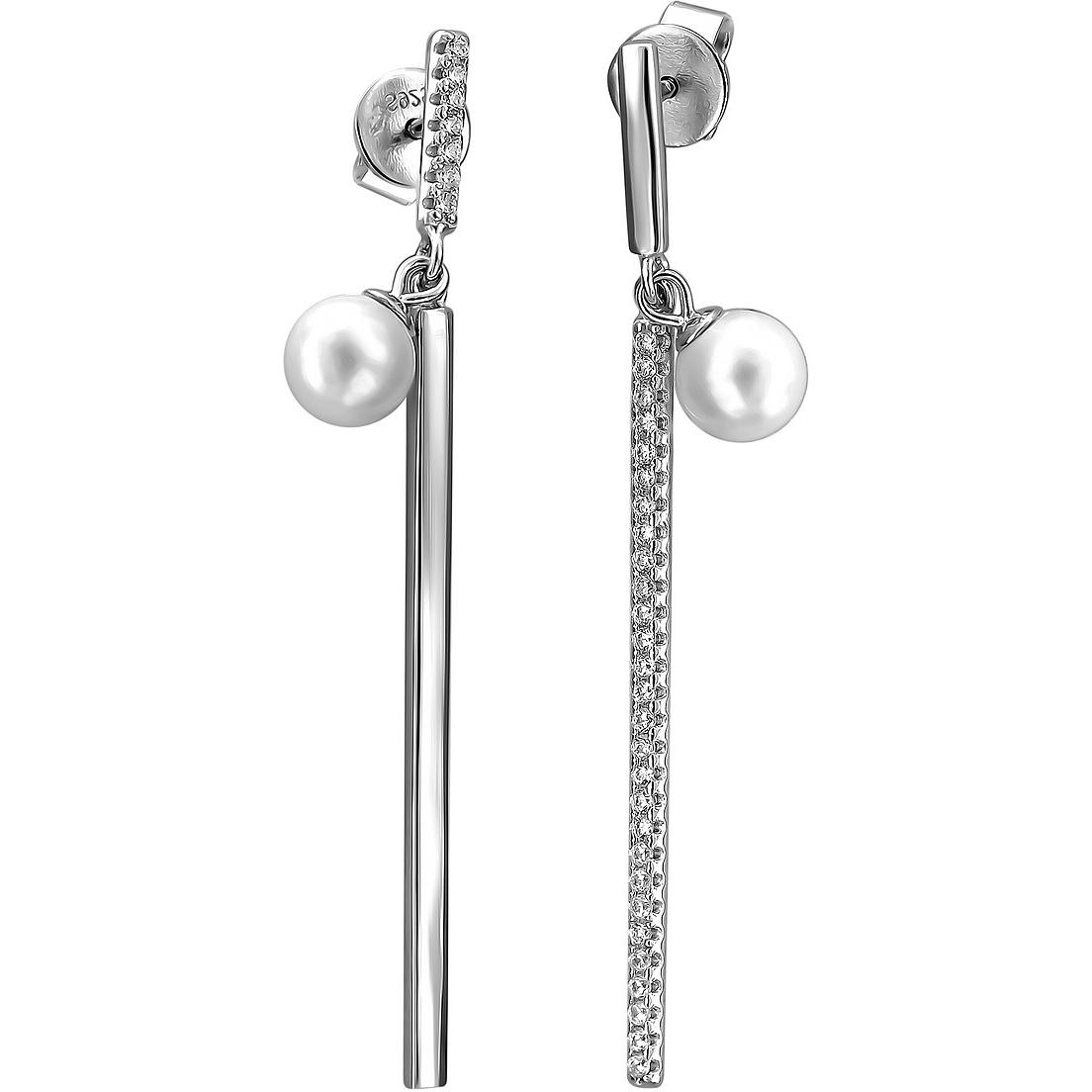 

Серьги женские из серебра Эстет С34С25D0208E, жемчуг/фианит, С34С25D0208E