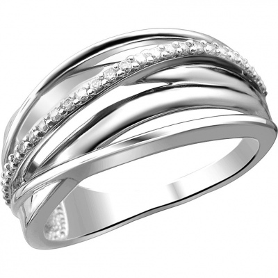 

Кольцо из серебра р. , Эстет 01К1513065, фианит, 01К1513065