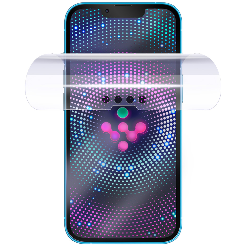 

Гидрогелевая пленка iPhone 13 Mini, iGrape (Прозрачная), Гидрогелевая пленка для iPhone
