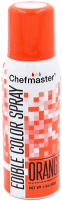 

Краска в виде спрея Оранжевая Edible Orange Spray Chefmaster, 42 гр.