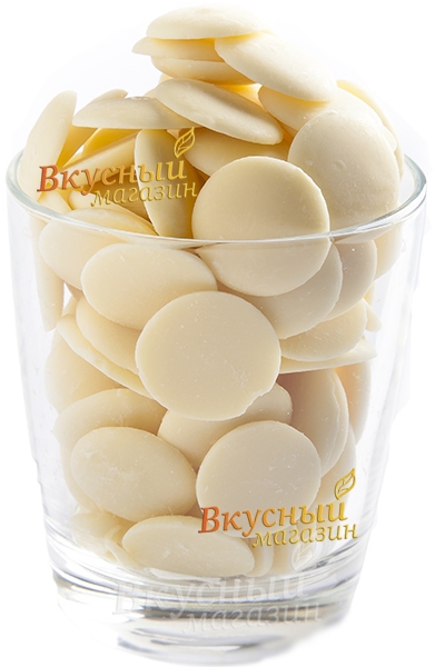 

Шоколад белый 29,5% какао в галетах Blanc Selection Belcolade, 250 гр.