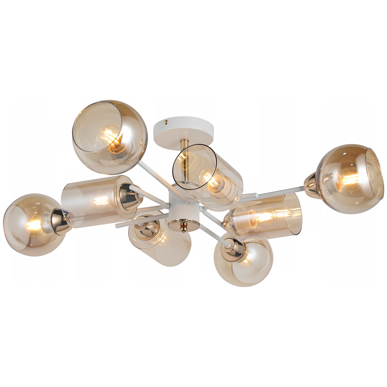 

Люстра потолочная illumico IL8243-8COU-79 WH GD, IL8243-8COU-79 WH GD