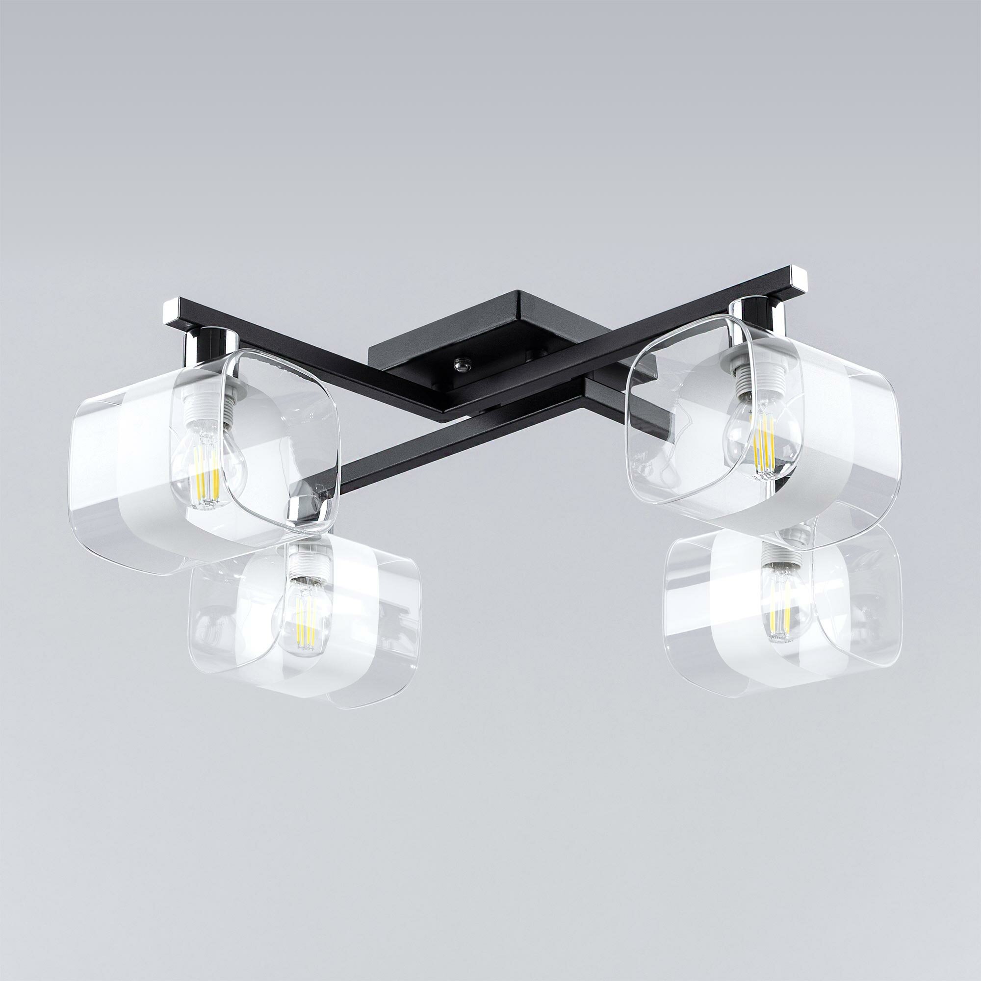 

Люстра потолочная Citilux Вирта Чёрная Матовая CL139145, CL139145