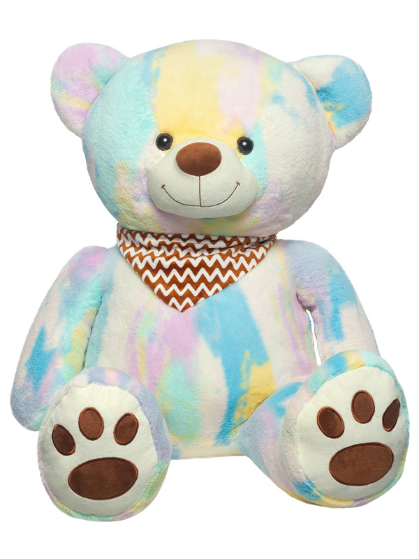 фото Мягкая игрушка медведь childrenfun 60см радуга t01952 nobrand