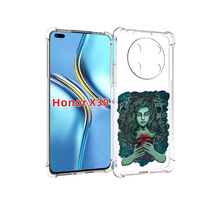 

Чехол MyPads спящая девушка для Honor X30 / Magic4 Lite 5G, Прозрачный, Tocco