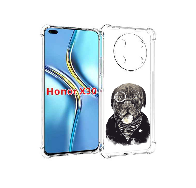

Чехол MyPads солидный песик для Honor X30 / Magic4 Lite 5G, Прозрачный, Tocco