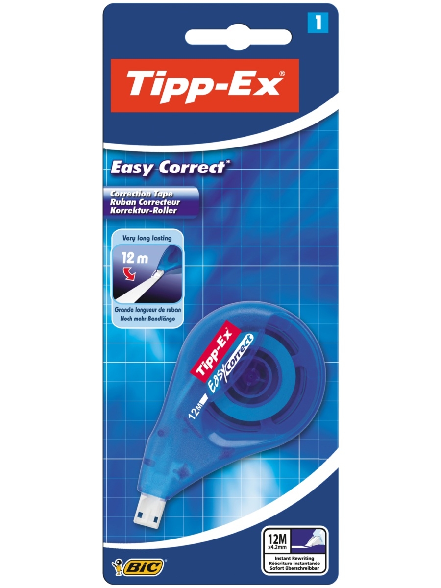 Easy ex. Tipp-ex набор корректирующих роллеров easy correct 4,2 мм х 12 м, 10 шт. Штрих-корректор (ленточный) 12. Adel correction Tape 4.2 mmx8m. Замазка Office Space correction Tape 6m.