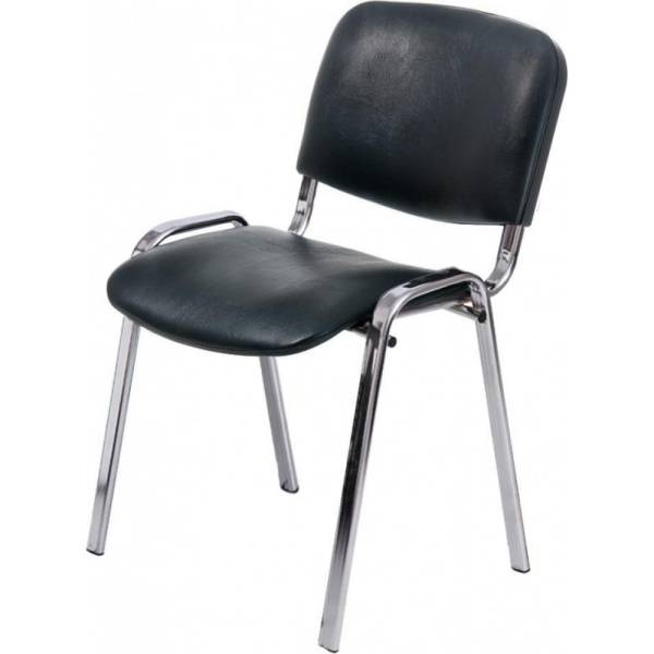 

Стул Easy Chair FA Rio хром кожзам черный 1397324