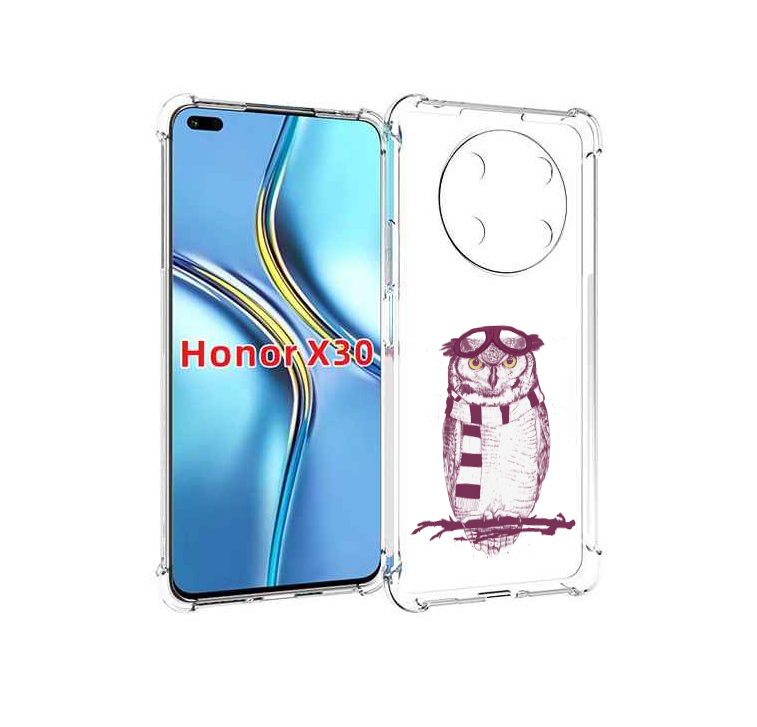 

Чехол MyPads сова-летчик для Honor X30 / Magic4 Lite 5G, Прозрачный, Tocco
