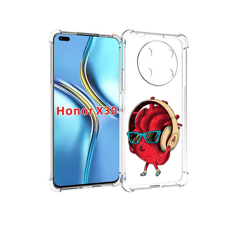 

Чехол MyPads слушай сердце для Honor X30 / Magic4 Lite 5G, Прозрачный, Tocco