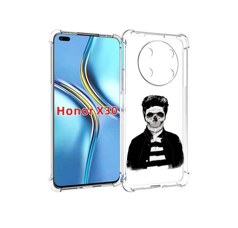 

Чехол MyPads скелет для Honor X30 / Magic4 Lite 5G, Прозрачный, Tocco