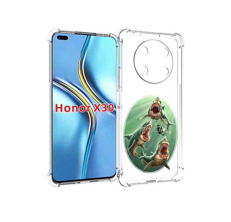 

Чехол MyPads синяя бездна для Honor X30 / Magic4 Lite 5G, Прозрачный, Tocco