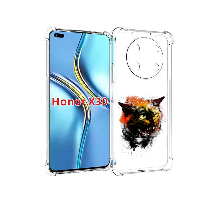 

Чехол MyPads сиамский кот для Honor X30 / Magic4 Lite 5G, Прозрачный, Tocco
