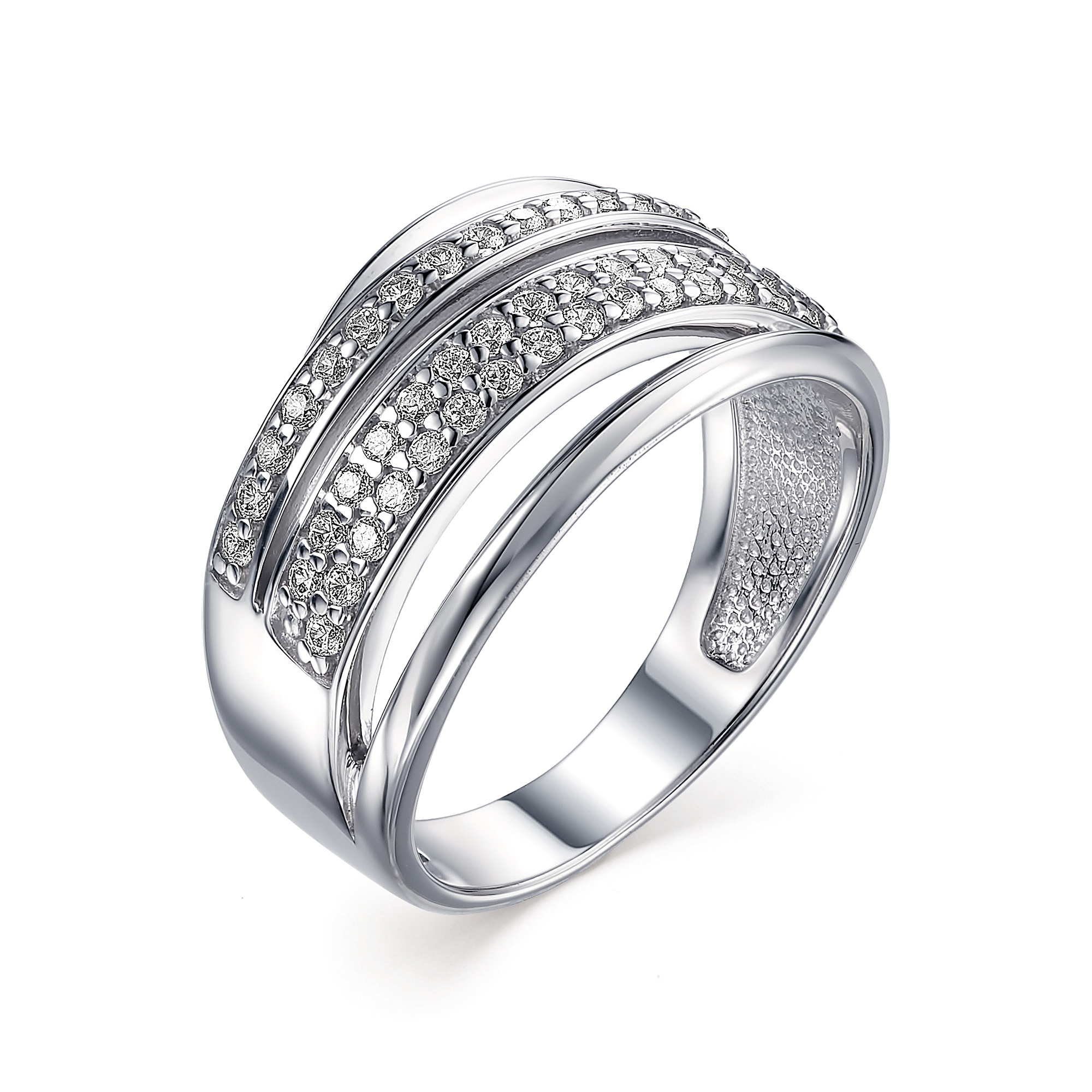 

Кольцо из серебра c фианитами р.17 Yahont 228340, 228340