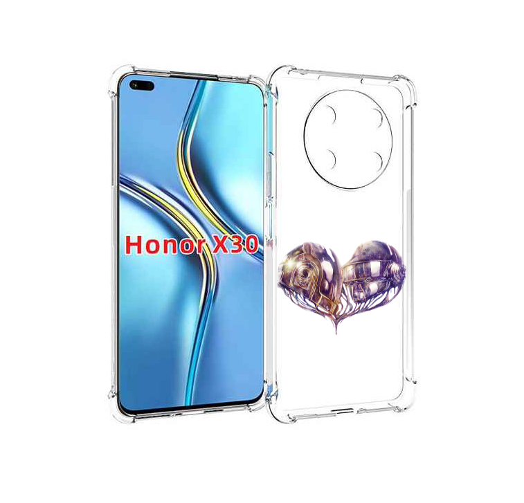 

Чехол MyPads сердце абстракция для Honor X30 / Magic4 Lite 5G, Прозрачный, Tocco