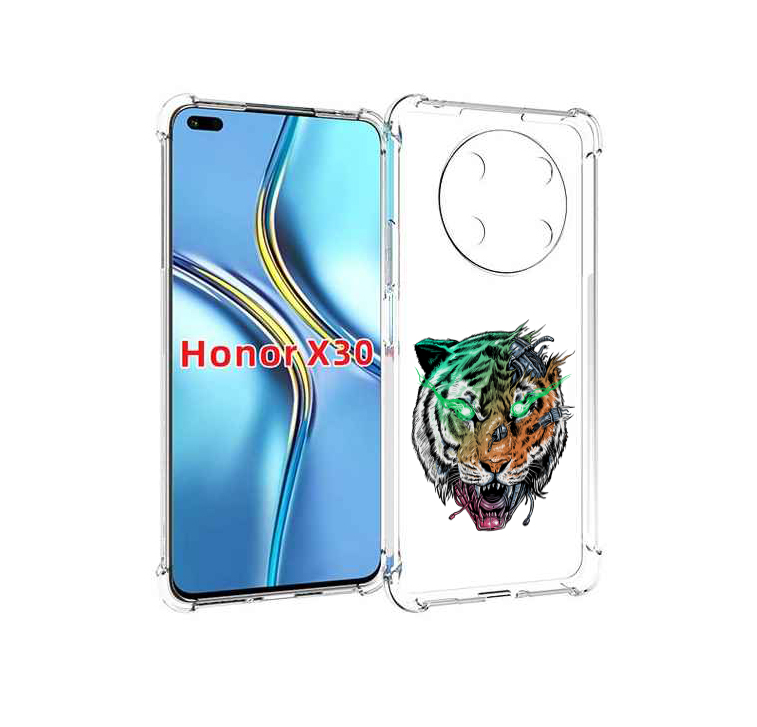

Чехол MyPads робо-тигр для Honor X30 / Magic4 Lite 5G, Прозрачный, Tocco