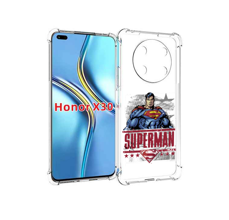 

Чехол MyPads рисунок супермен для Honor X30 / Magic4 Lite 5G, Прозрачный, Tocco