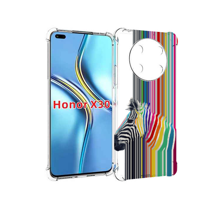 

Чехол MyPads радужная зебра для Honor X30 / Magic4 Lite 5G, Прозрачный, Tocco