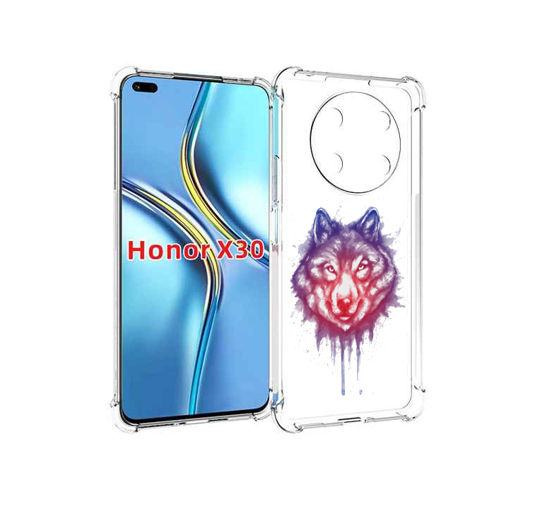 

Чехол MyPads пушистый волк для Honor X30 / Magic4 Lite 5G, Прозрачный, Tocco