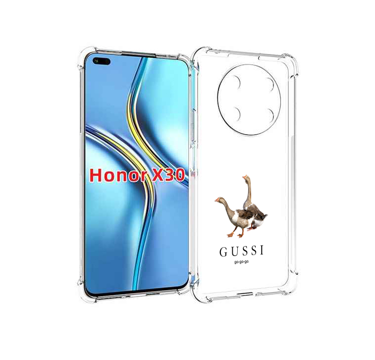 

Чехол MyPads Гусси бренд для Honor X30 / Magic4 Lite 5G, Прозрачный, Tocco