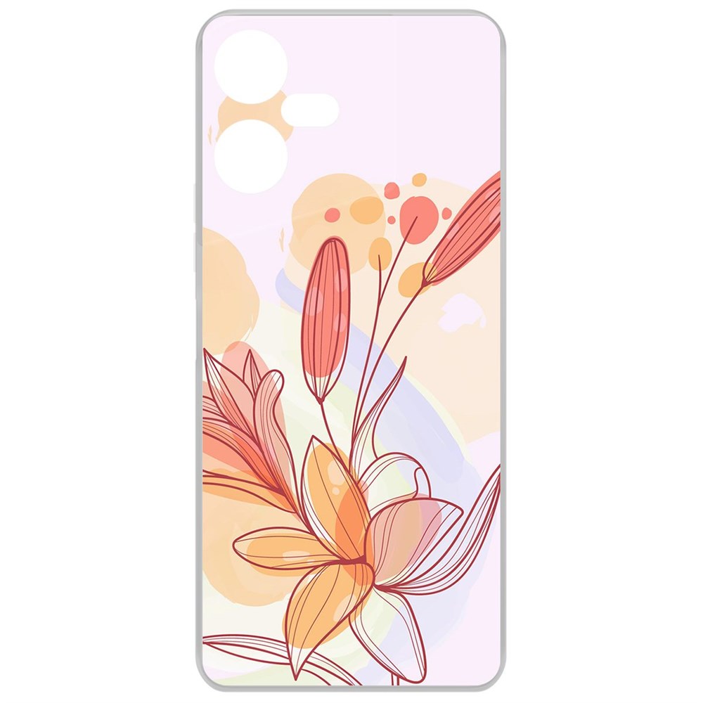

Чехол-накладка Krutoff Clear Case Фантазия для TECNO Pova Neo 3, Прозрачный