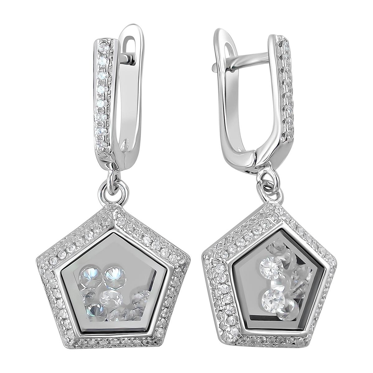 

Серьги женские из серебра Эстет С33С152947, фианит, С33С152947
