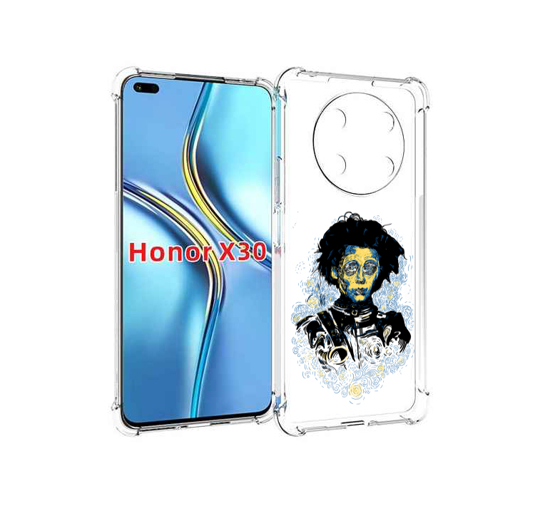 

Чехол MyPads парень черно-белый абстракция для Honor X30 / Magic4 Lite 5G, Прозрачный, Tocco