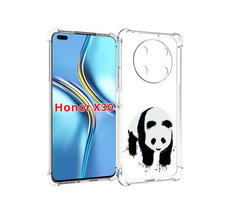 

Чехол MyPads панда в акварели для Honor X30 / Magic4 Lite 5G, Прозрачный, Tocco