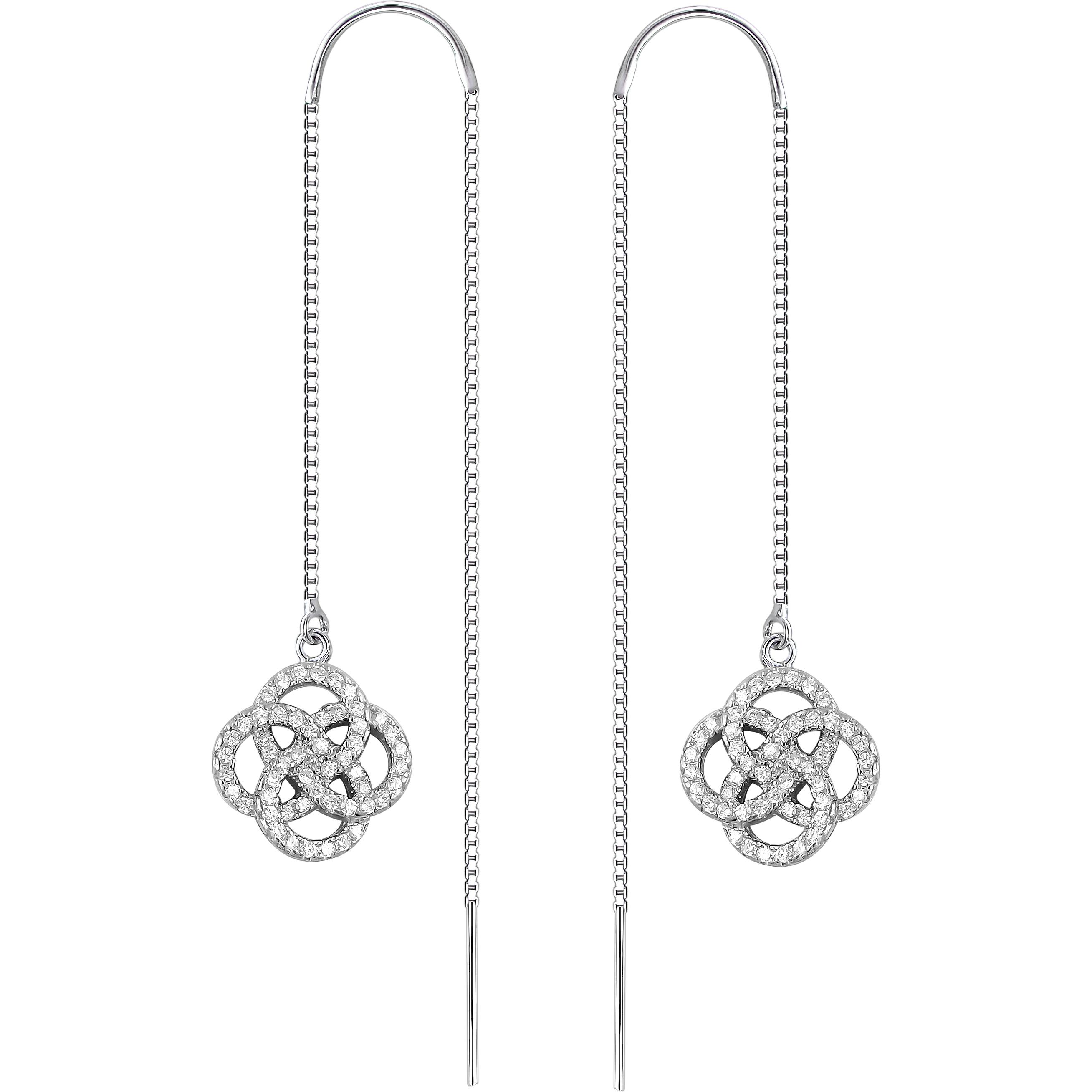 

Серьги женские из серебра Эстет С33С151351, фианит, С33С151351