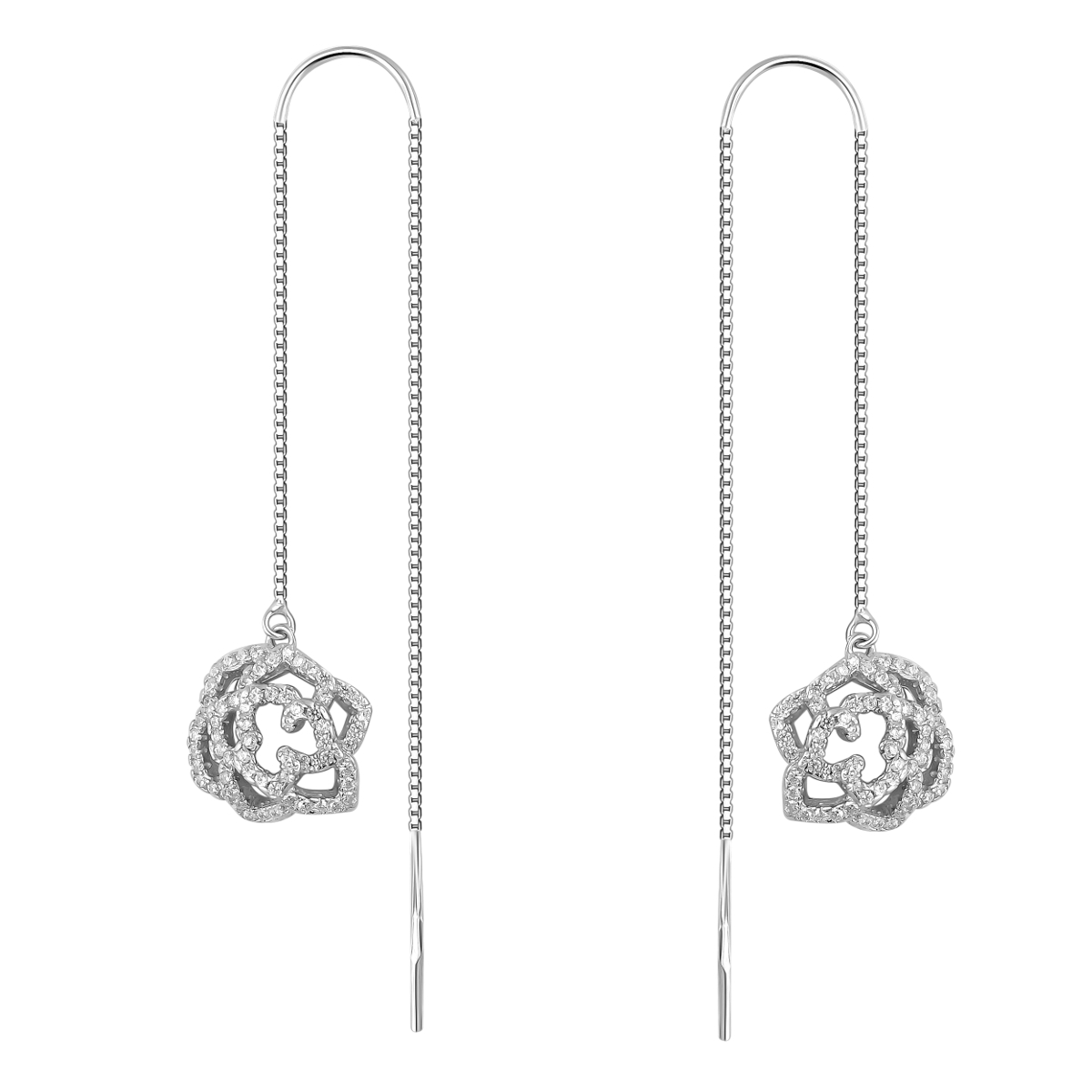 

Серьги женские из серебра Эстет С33С151349, фианит, С33С151349
