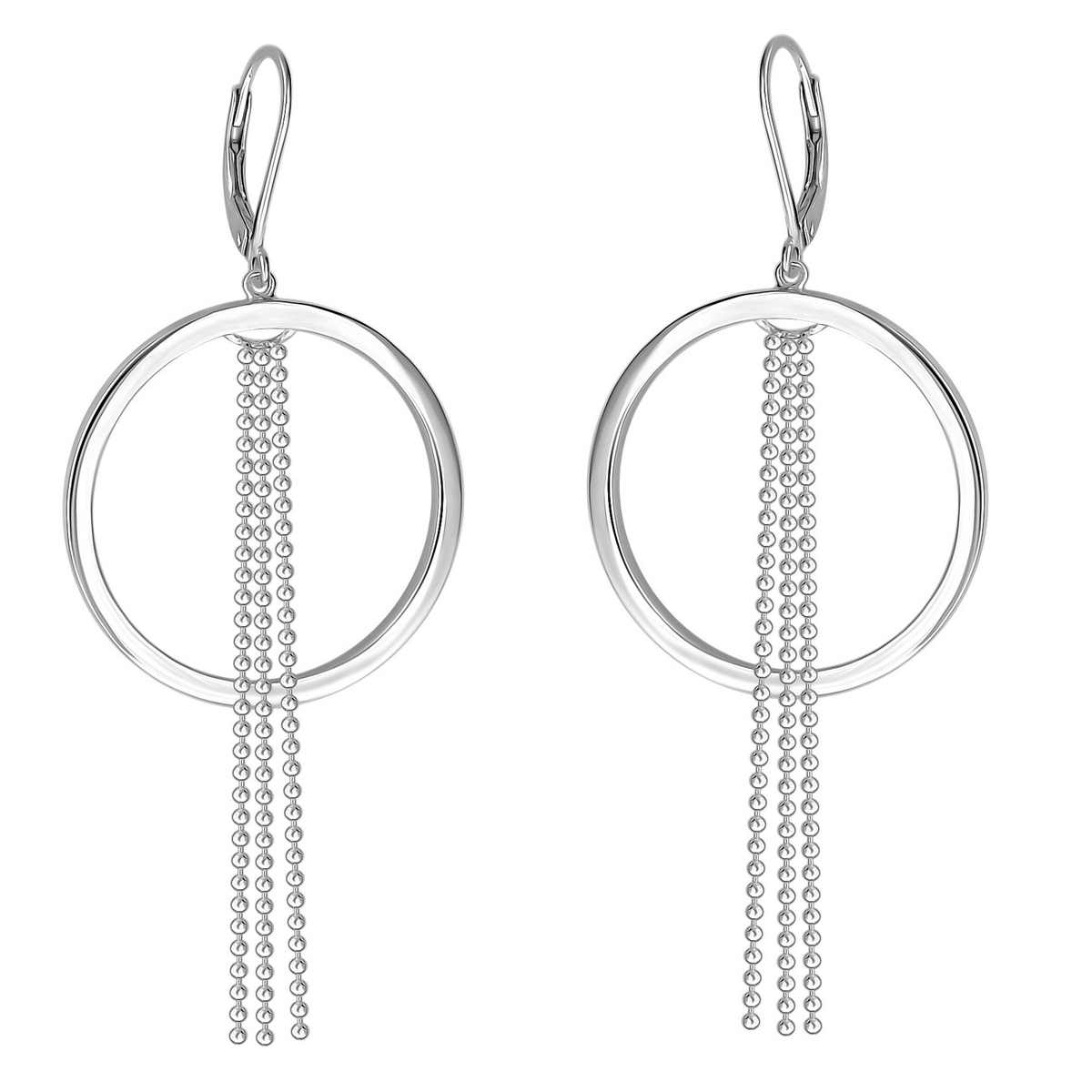 

Серьги женские из серебра Эстет С32С7501972, без вставки, С32С7501972