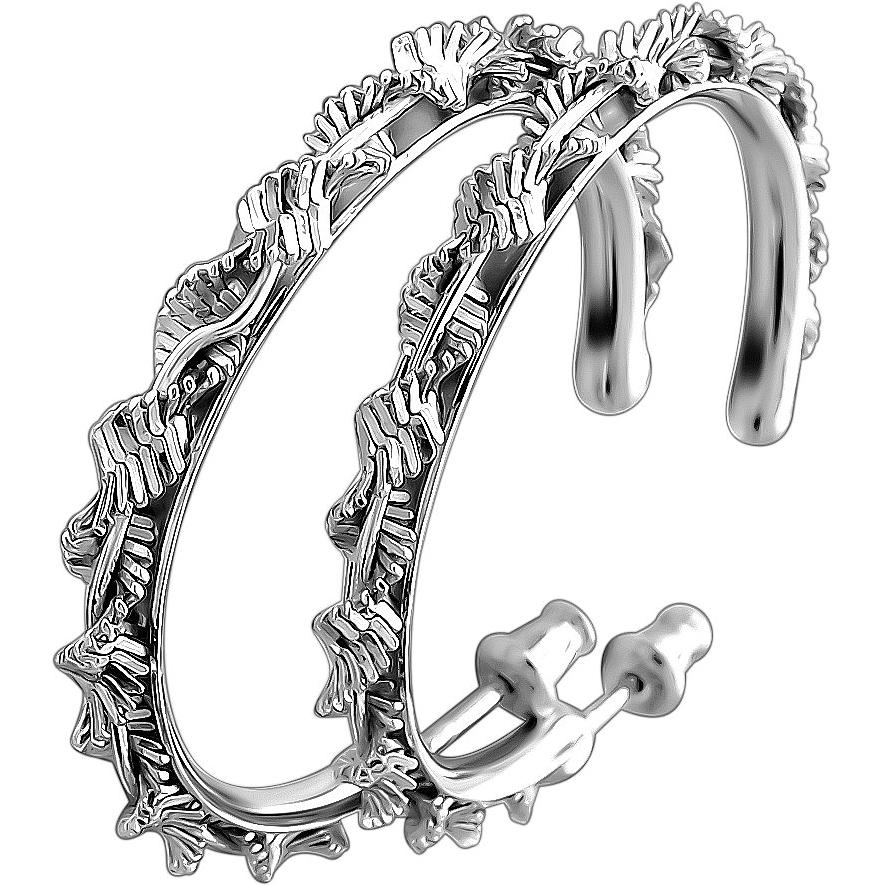 

Серьги женские из серебра Эстет С32С750183, без вставки, С32С750183