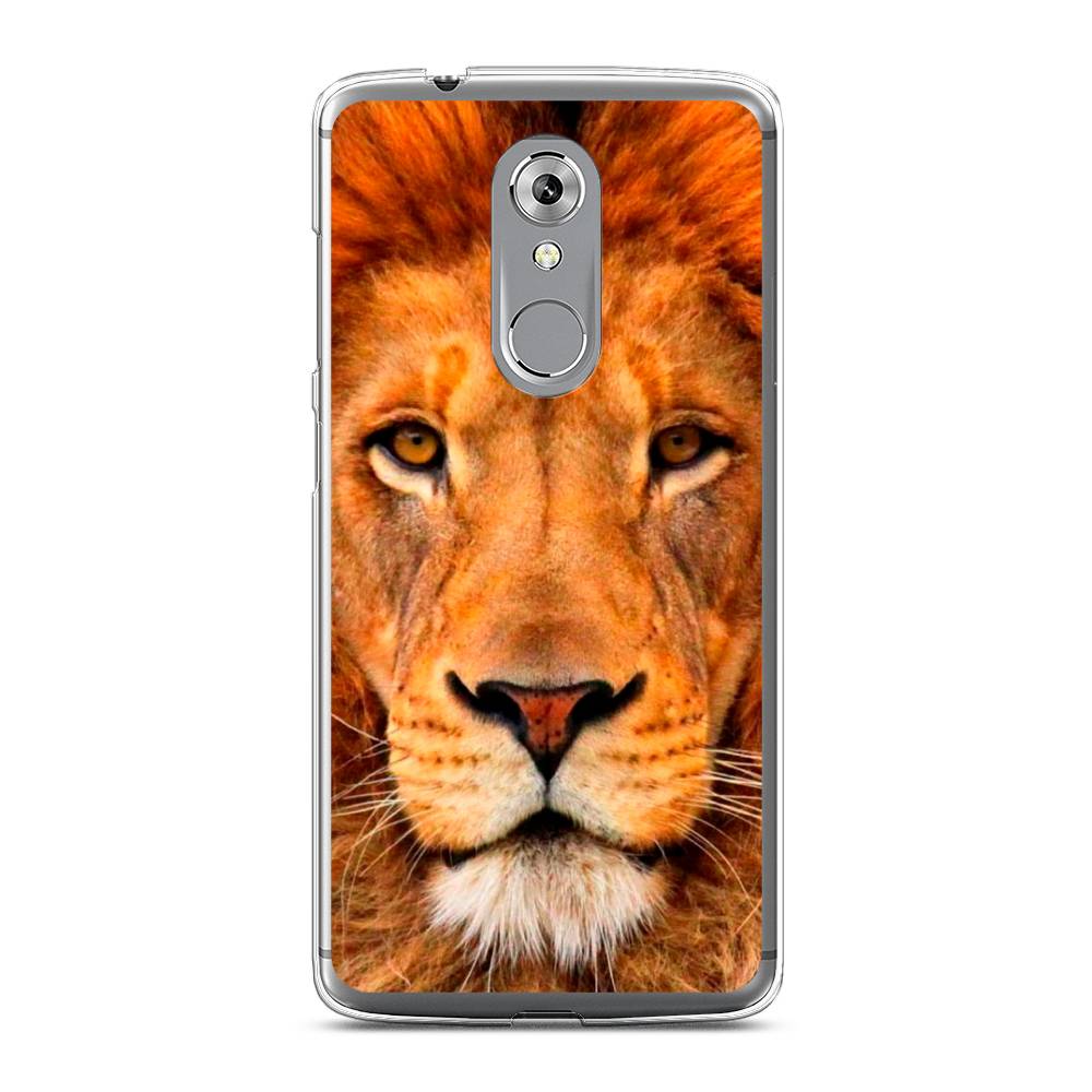 

Чехол на ZTE Axon 7 "Благородный лев", Оранжевый, 131450-1