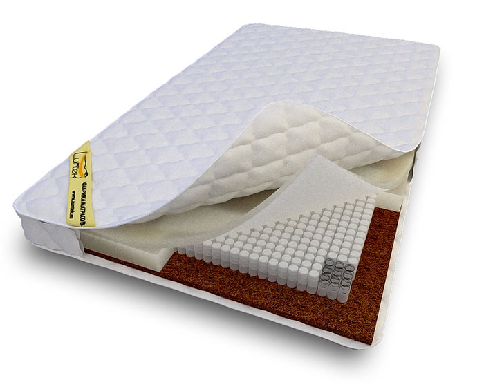 фото Матрас luntek small standart mix 120х200х10