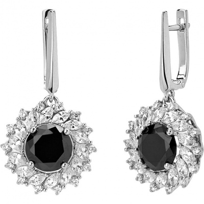 

Серьги из серебра с фианитом Эстет 01С2513443-1, 01С2513443-1