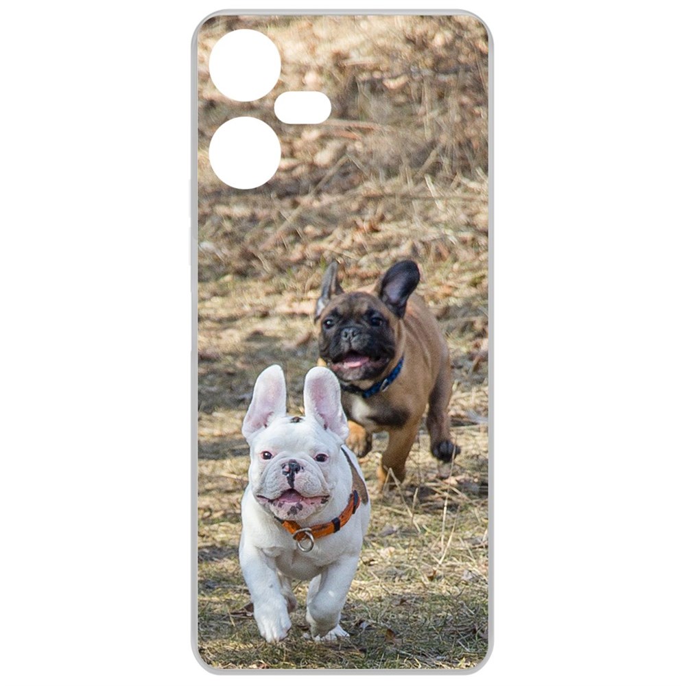 

Чехол-накладка Krutoff Clear Case Догонялки для TECNO Pova Neo 3, Прозрачный
