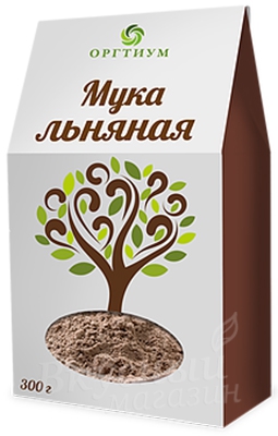 Мука льняная Оргтиум, 300 гр.