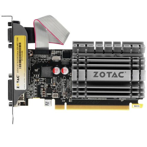 

Видеокарта Zotac NVIDIA GT 730 Zone Edition (ZT-71113-20L), Серый, GeForce GT 730 Zone Edition